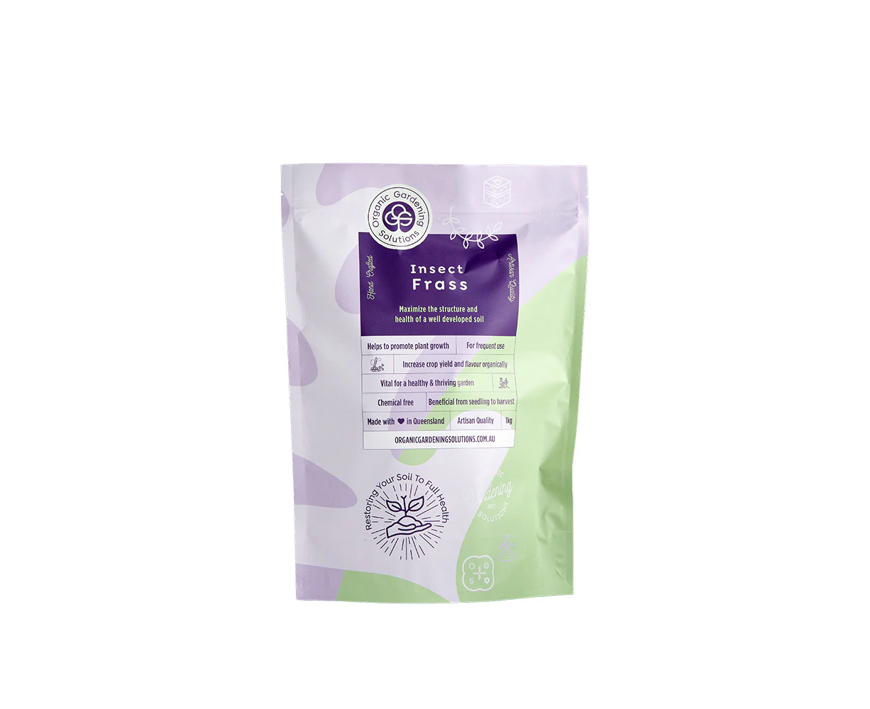 Organic Gardening Solutions Insect Frass - 1KG | Water Soluble Chitin