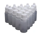 50pcs Squeezable Drop Liquid Container Empty Plastic Dropper Bottles 10ML