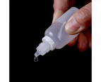 50pcs Squeezable Drop Liquid Container Empty Plastic Dropper Bottles 10ML