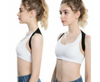 Expandable Back Posture Support Flexible Shoulder Back Brace Belt Back Correct Belt