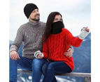 Motorcycle Bike Cycle Bib Multifunctional Neck Warmer Scarf - Black