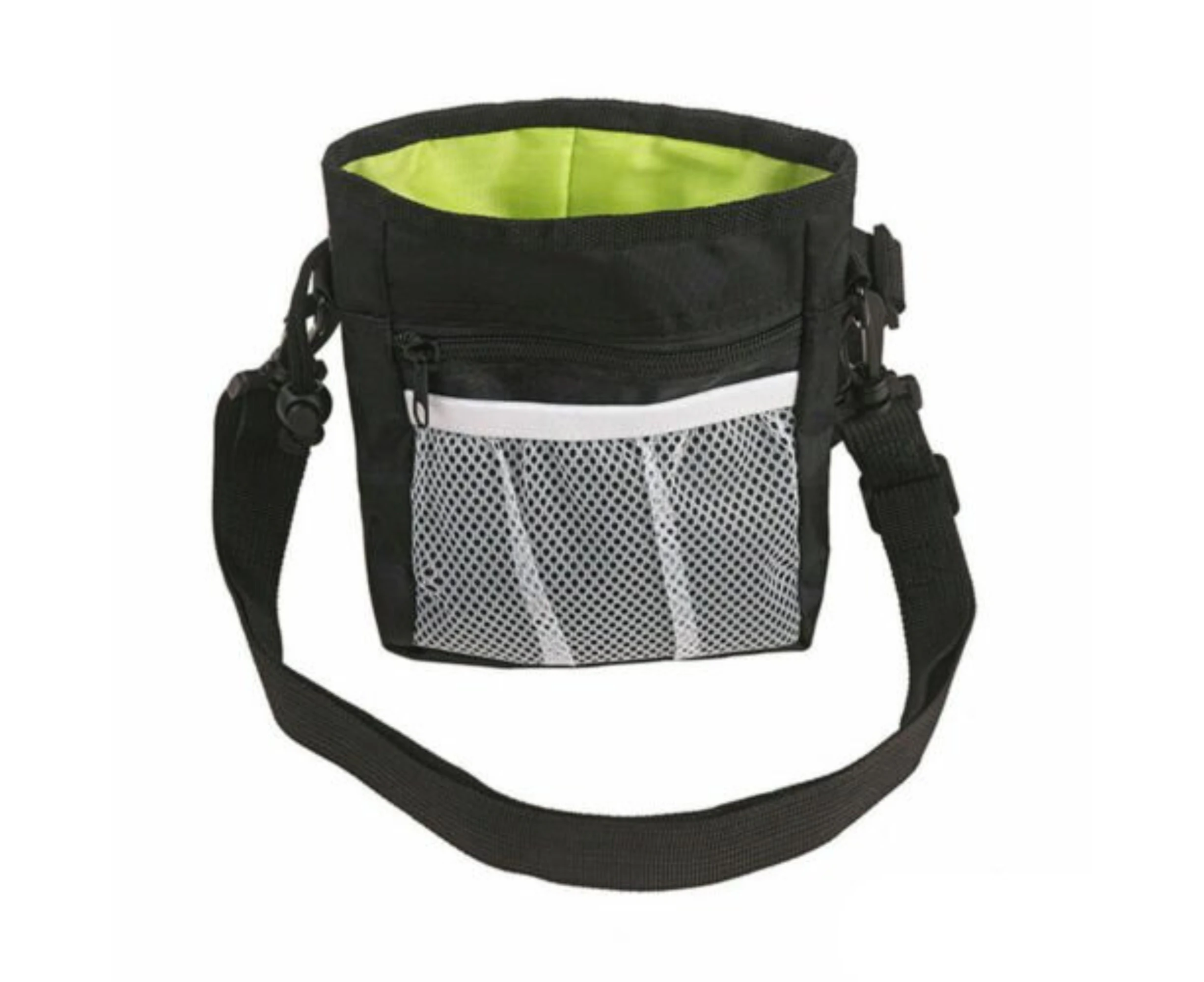 Large Capacity Dog Treat Bag Snack Waist Puppy Training Pouch - Black