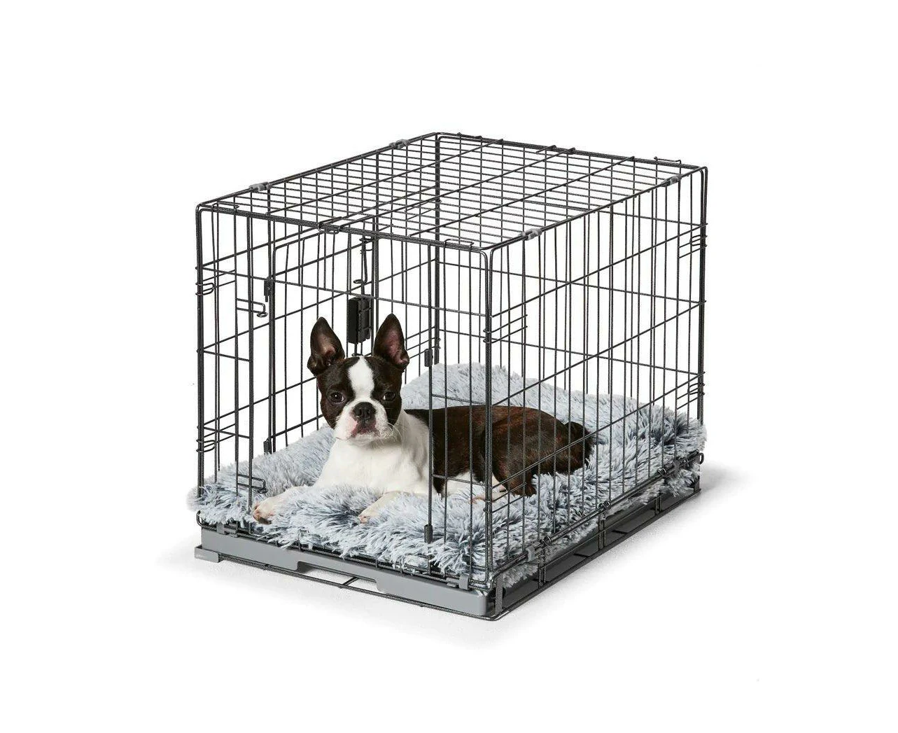 Snooza - Dog - 2 in 1 - Convertible Graphite Training Crate