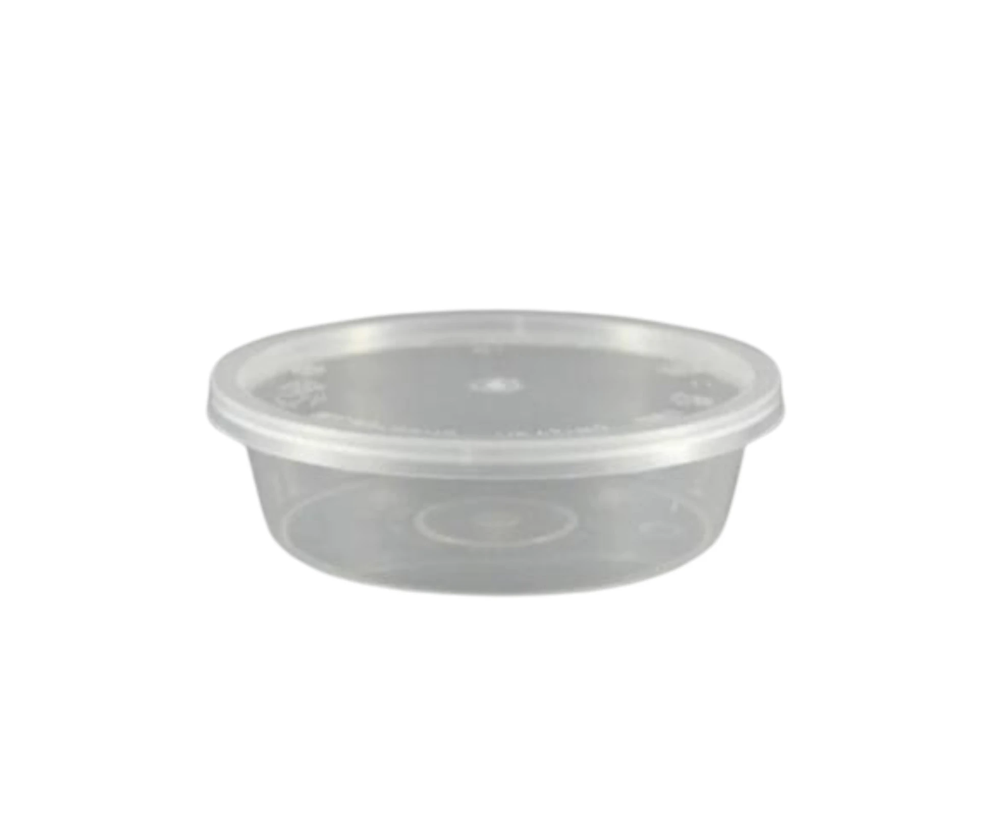 Reusable Takeaway Plastic Storage Tubs Premium Round Plastic Food Container 10oz