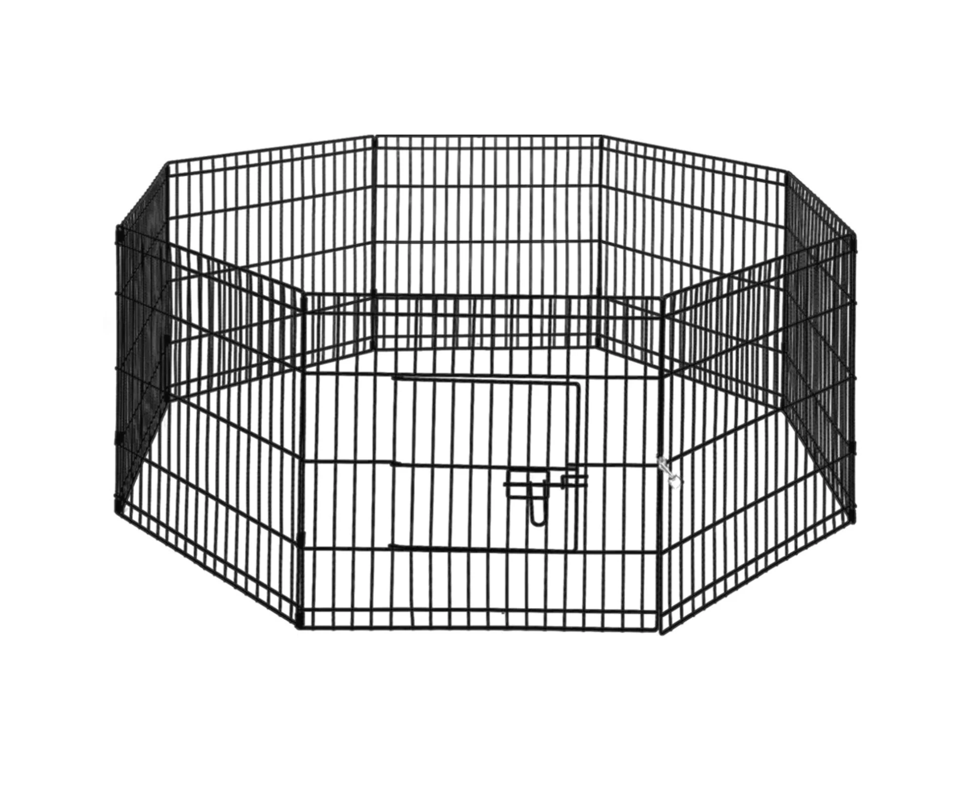 Puppy Exercise Cage Pet Dog Playpen Enclosure 8 Panel 24" Fence Play Pen