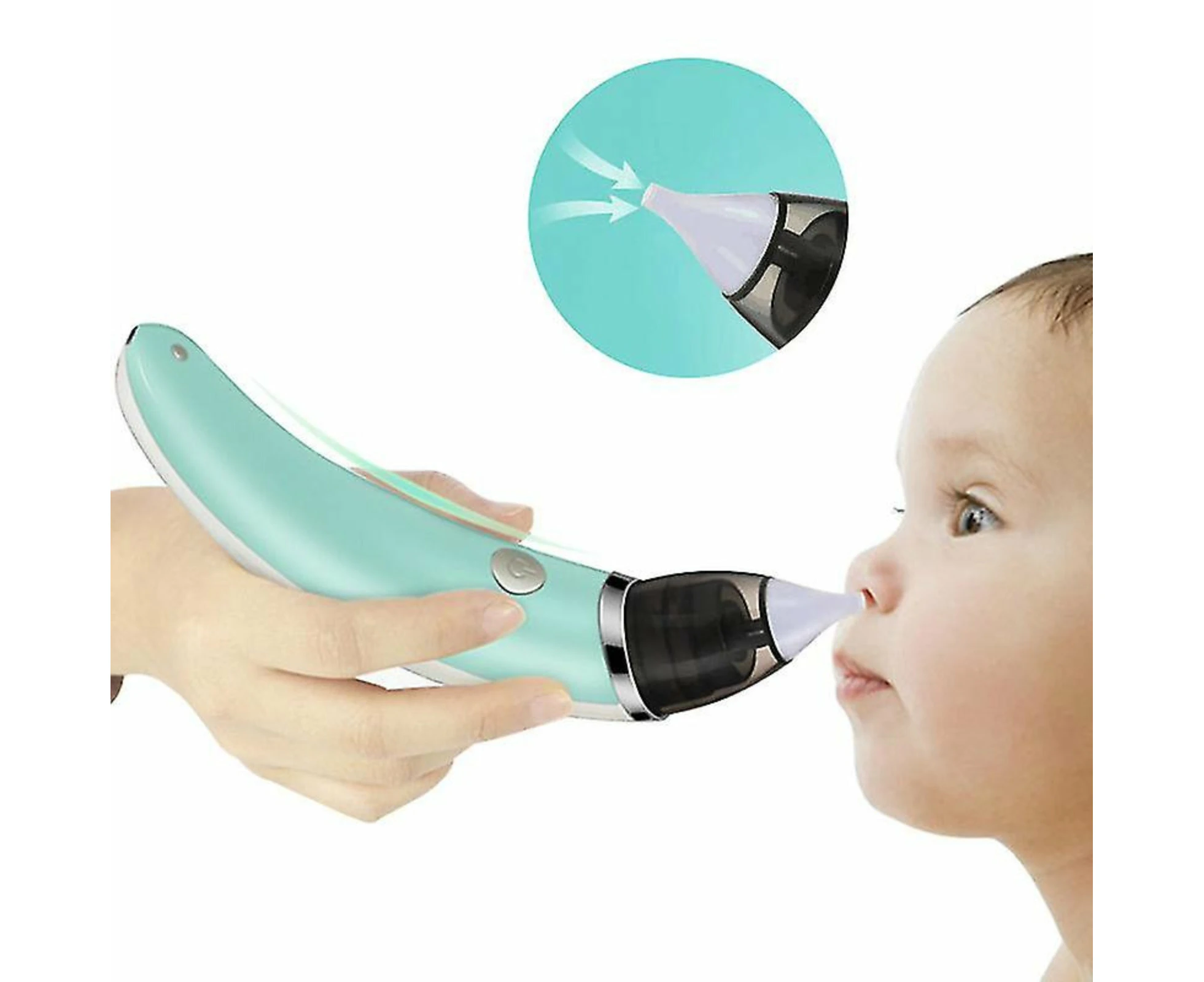 Electric Baby Nasal Aspirator Safe Hygienic Nose Cleaner Snot Sucker For Newborn