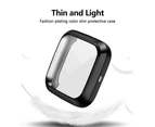 For Fitbit Versa 2 Sense Screen Protector Cover TPU Case Full Coverage Black