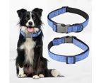 Blue Thicken Pet Collar for Cats Puppy Small Medium Dogs Neck Decoration Accessory(S)