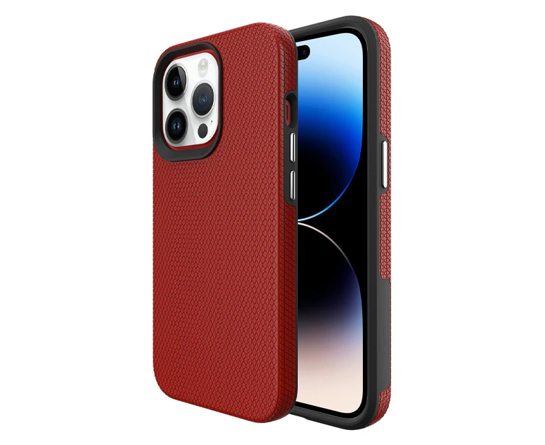 Soka Triangle Case (Suits iPhone 15 Pro) - Red