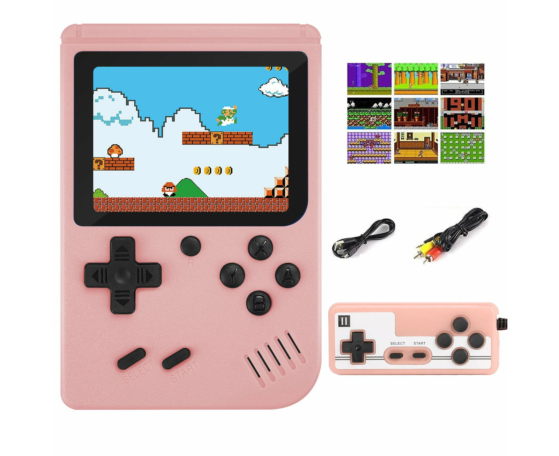 Handheld Retro Video Game Console Built-In 800 Classic Games Gameboy Kids Gift