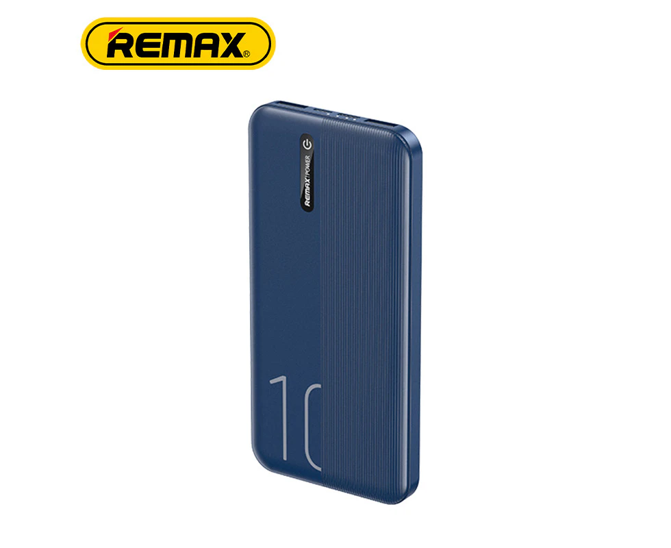 Power Bank Remax Landon Series 2.1A Portable Charger 10000 mAh Output 2 USB Blue