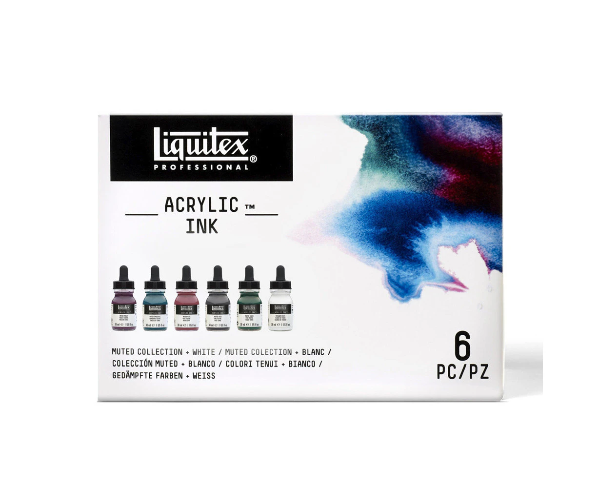 5pc Liquitex Acrylic Ink 30ml Muted Collection Series 3 Art And Craft Painting