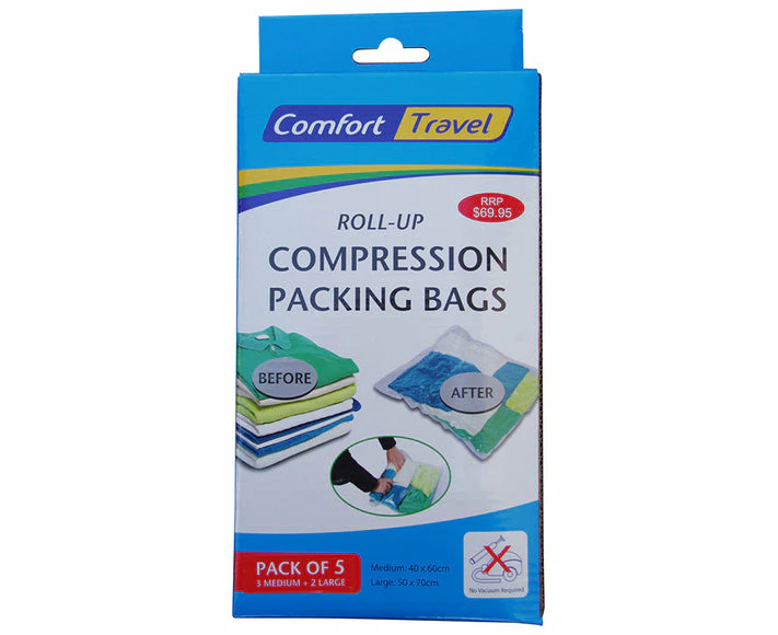 Comfort Travel Multi Buy 3 X Packs Of Compression Bag Sets