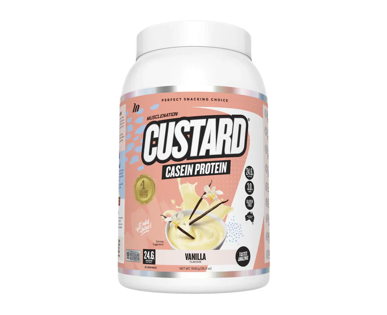 Muscle Nation Custard Casein Protein - Vanilla