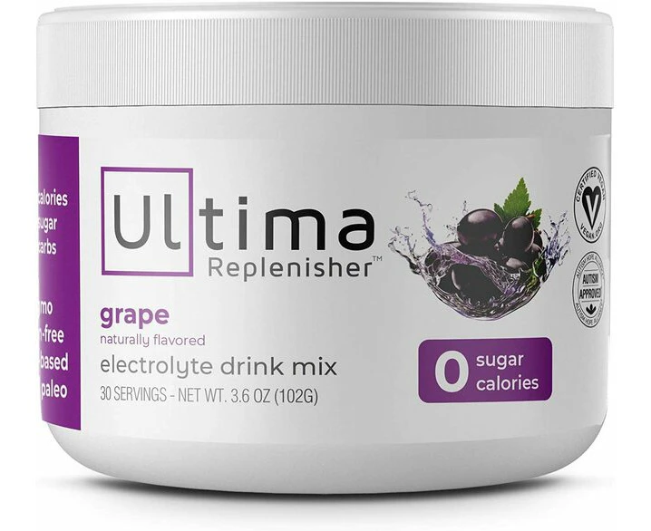 Ultima Replenisher Electrolyte Powder - Grape (30 Serves)