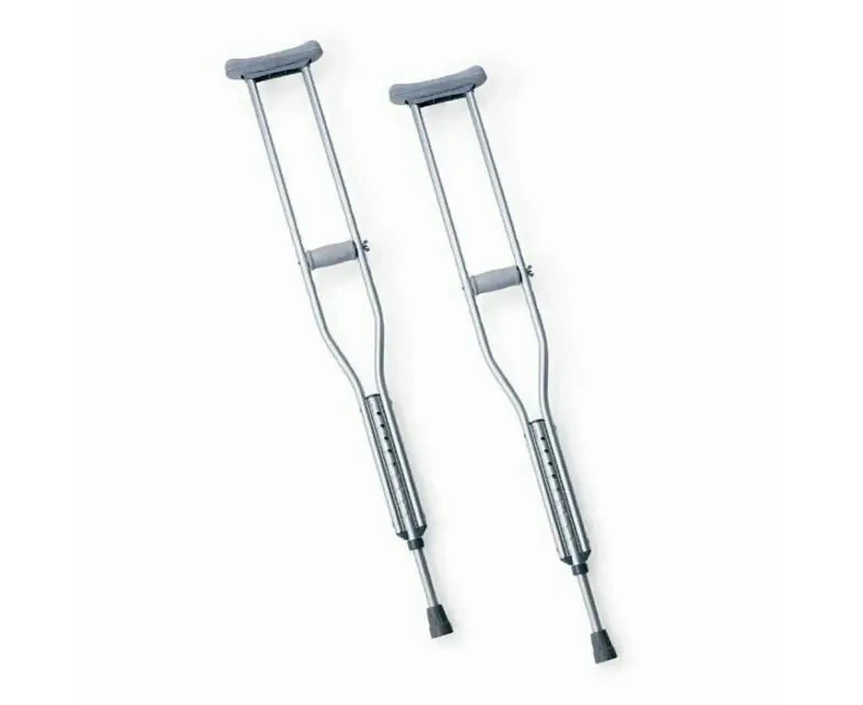 OrthoLife Adjustable Aluminium Underarm Crutches , Max 130Kg