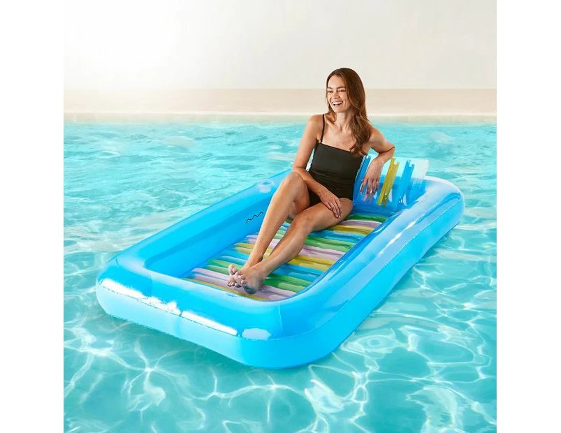 2-in-1 Inflatable Pool Lounger - Anko