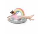 90cm Inflatable Rainbow Ring - Anko