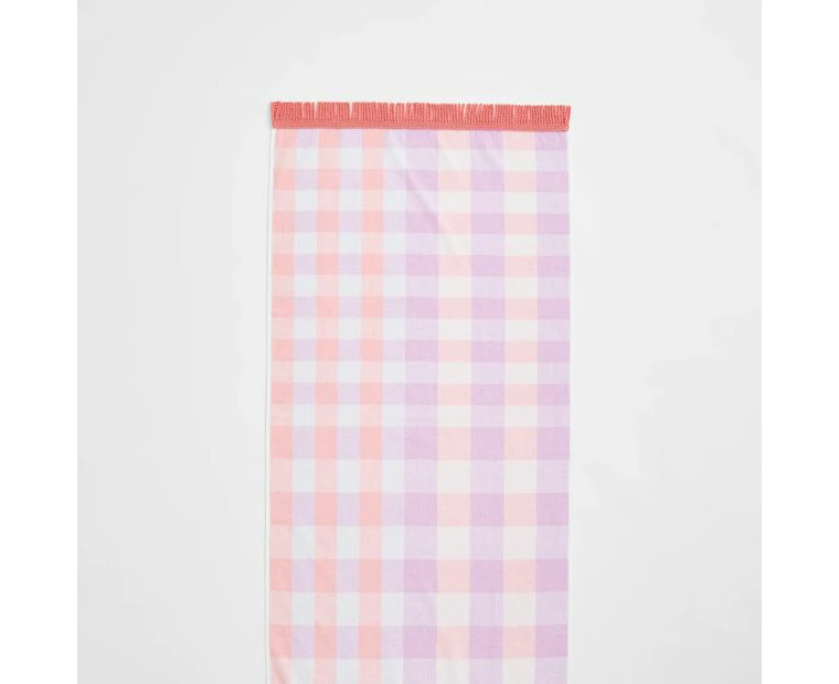 Target Kids Margo Gingham Beach Towel