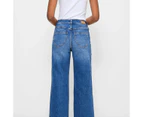 Petites Crop Wide Leg Denim Jeans - Dannii Minogue