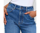 Petites Crop Wide Leg Denim Jeans - Dannii Minogue