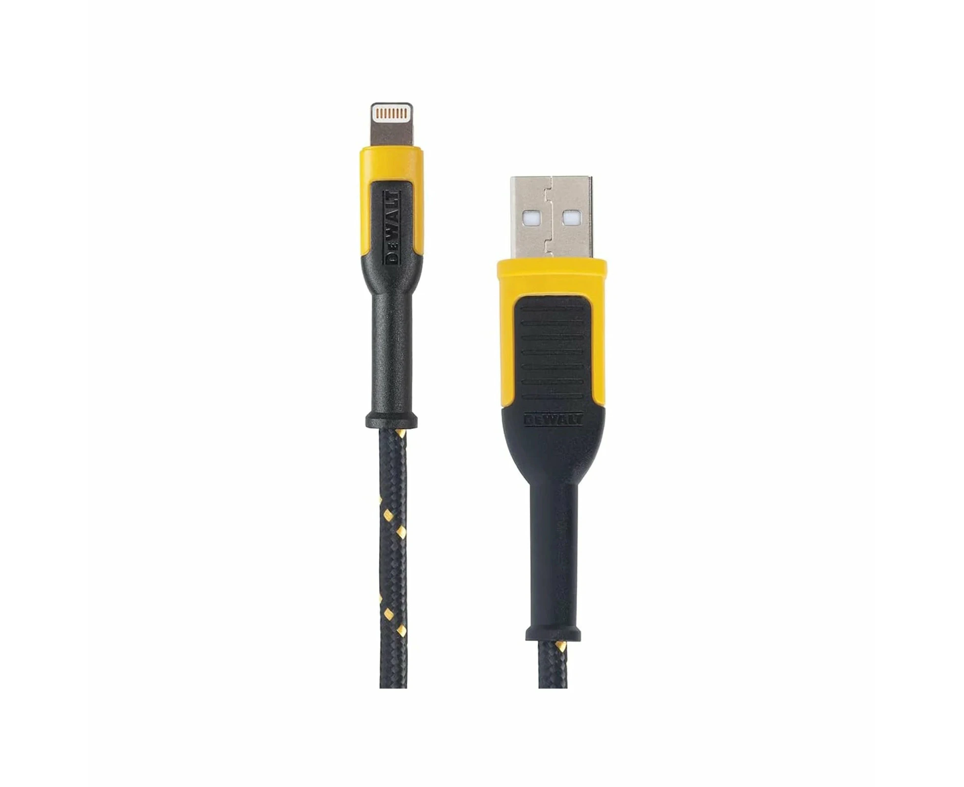 Dewalt Charging Cable Reinforced With Kevlar Lightning To Usb 1 2m