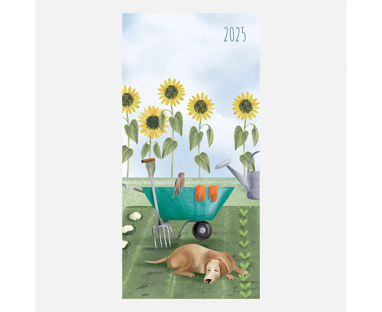 2025 Diary In the Garden Pocket Week to View Gifted Stationery GSC25373