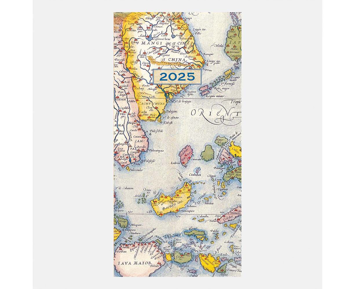 2025 Diary Antique Maps Pocket Week to View Gifted Stationery GSC25352