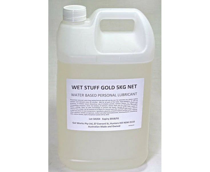 Wet Stuff Gold - 5 KG Water Based Bulk Personal Long Lasting Lubricant