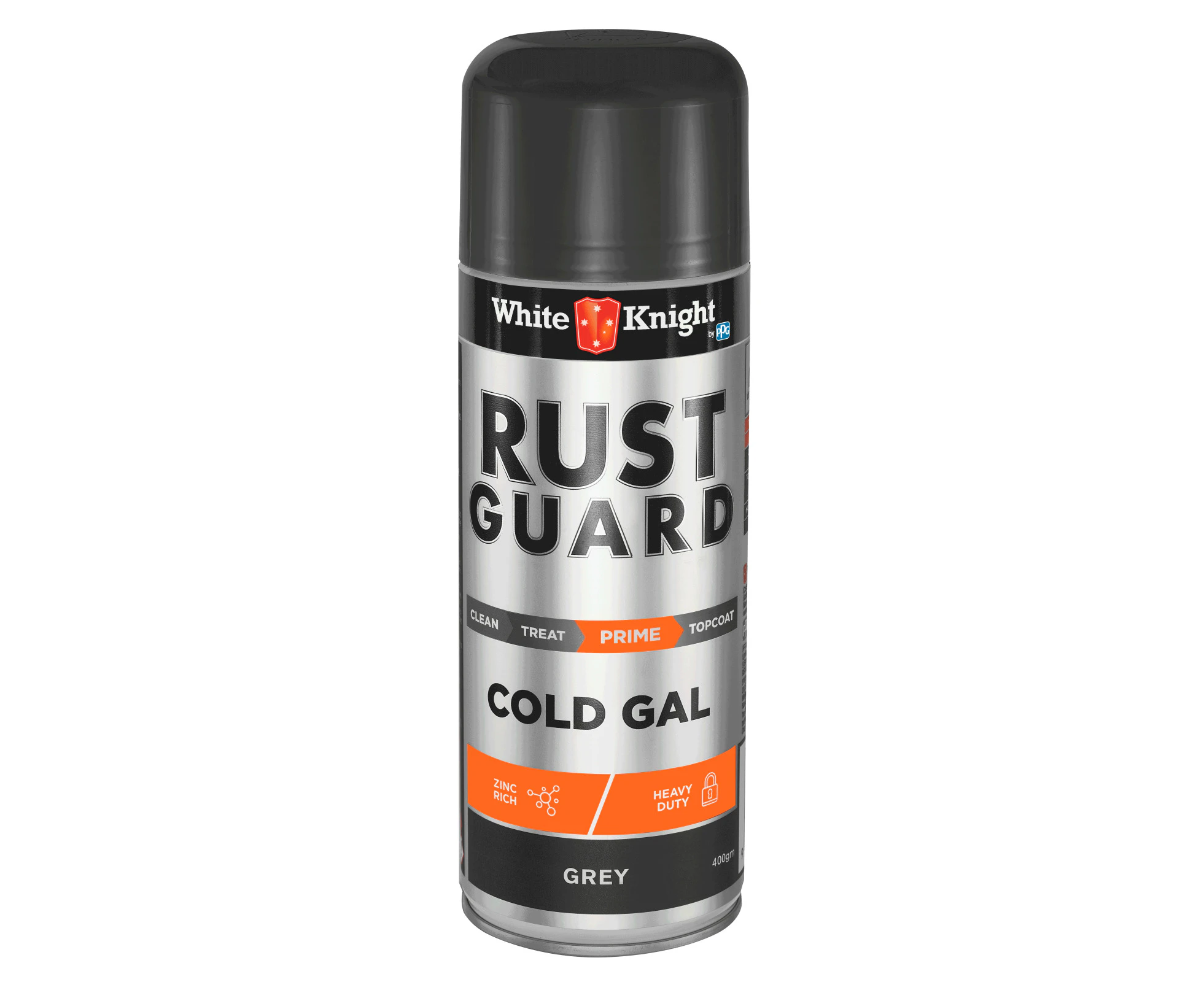 White Knight Rust Guard 400g Cold Gal Spray Paint