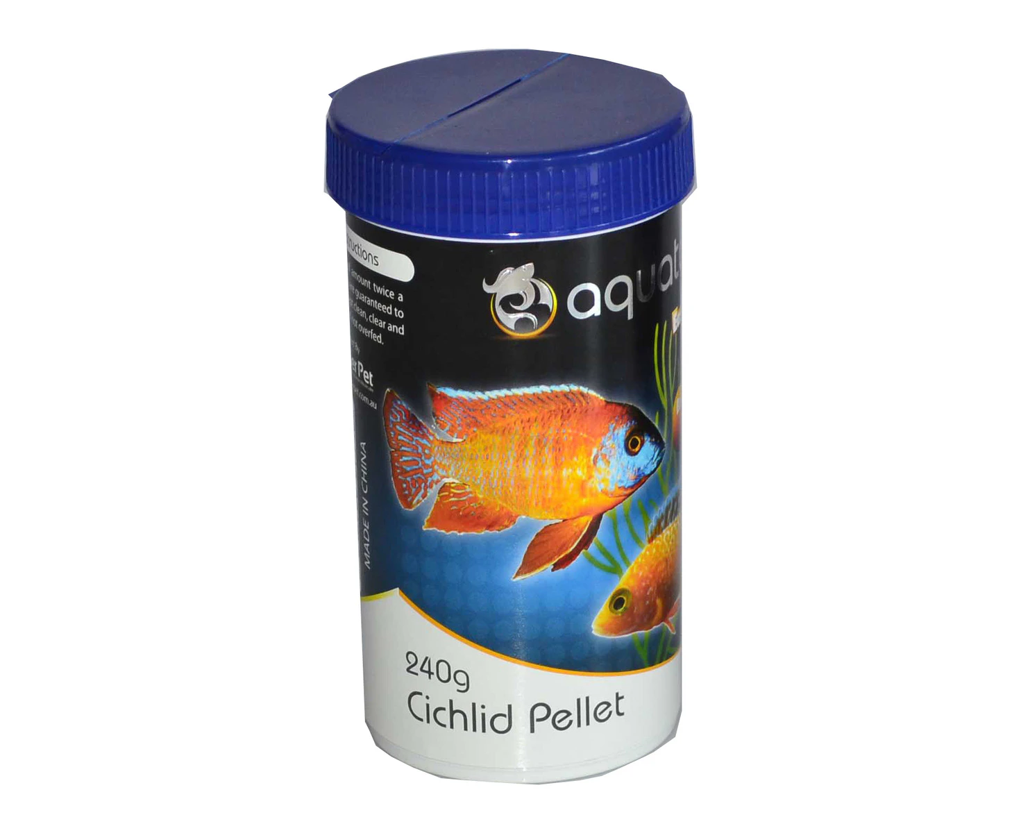 Aquatopia Cichlid Pellets Fish Food 240g (AQ71452)