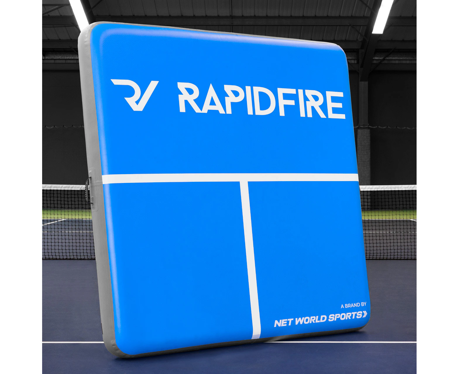 RapidFire Inflatable Tennis Rebound Wall [Optional Frame:: Without Frame] [Optional Pump:: With Pump] [Size: 2m x 2m]