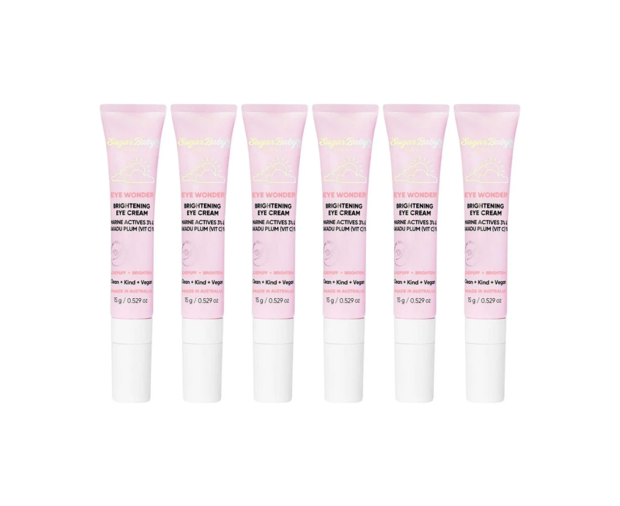 6x SugarBaby Eye Wonder Brightening Eye Cream 15g