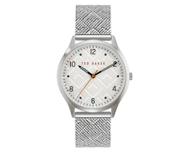 Ted Baker Manhatt Silver Mesh Watch (BKPMHS001)