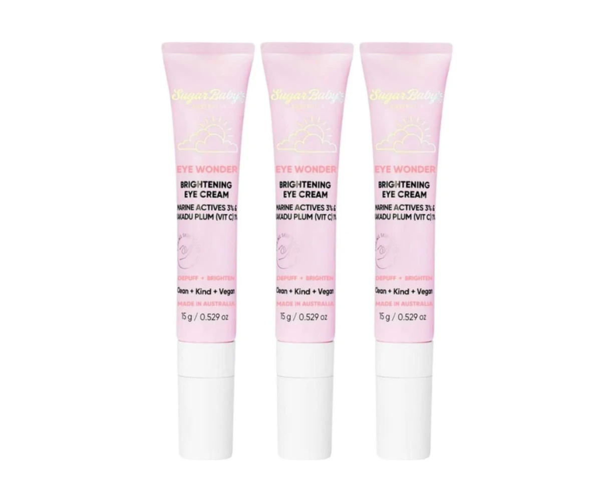 3x SugarBaby Eye Wonder Brightening Eye Cream 15g