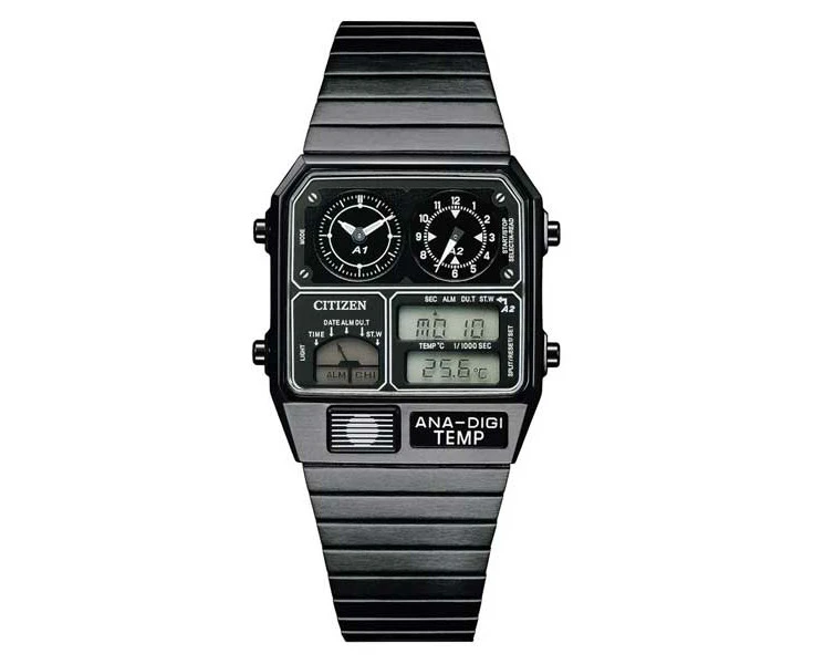 Citizen Mens Ana Digi Temp Square Men’s Watch (JG2105-93E)