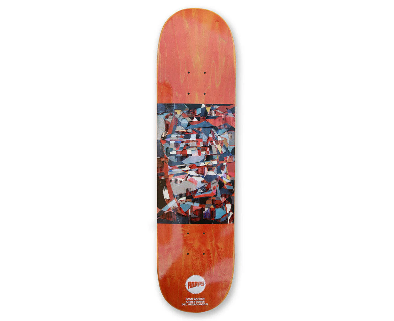 Hopps Deck Abstract Series Del Negro 8.25 Inch Width