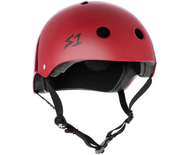 S-One S1 Helmet Mega Lifer Blood Red Gloss