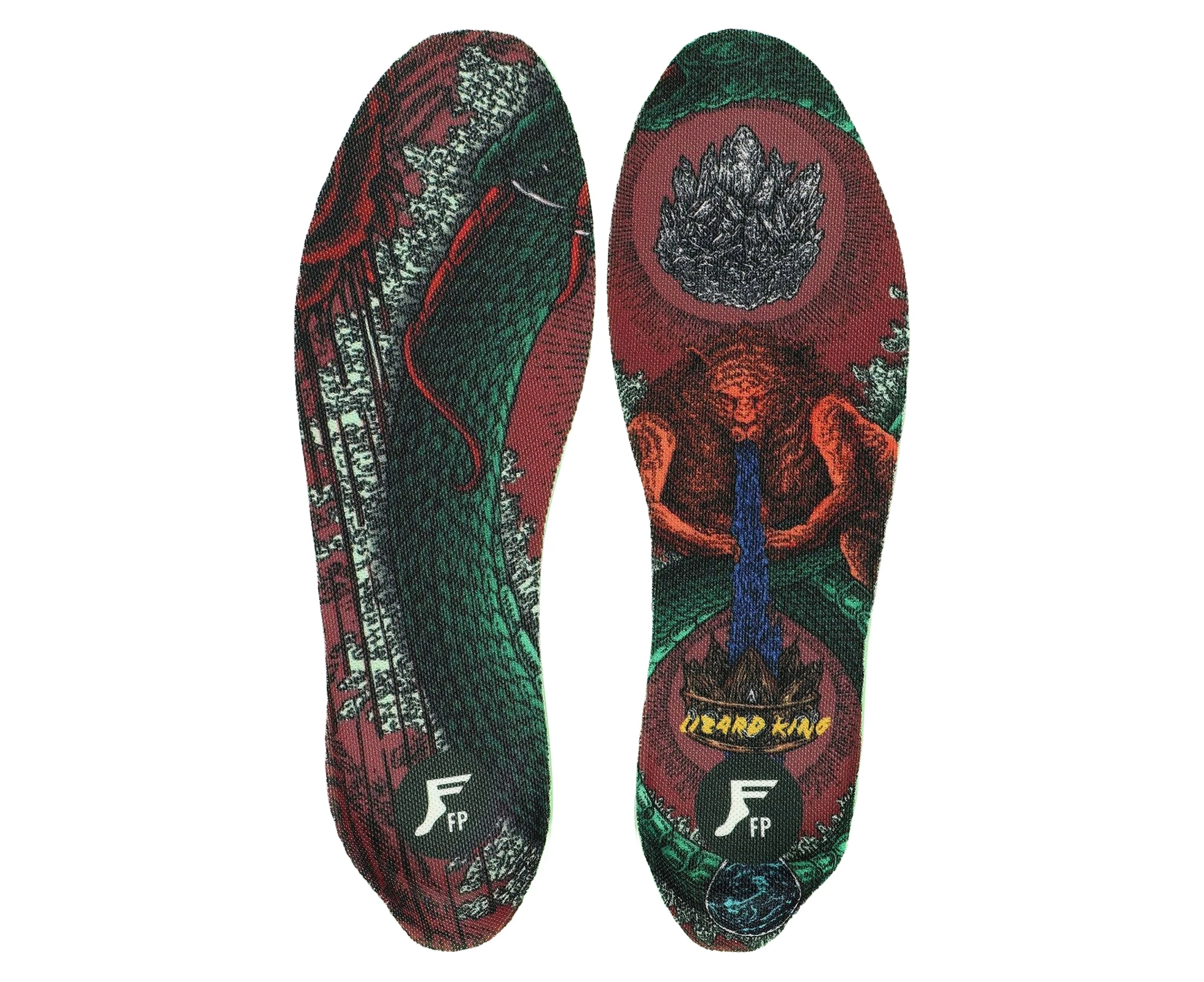 FP Elite High Moldable Insoles Lizard King