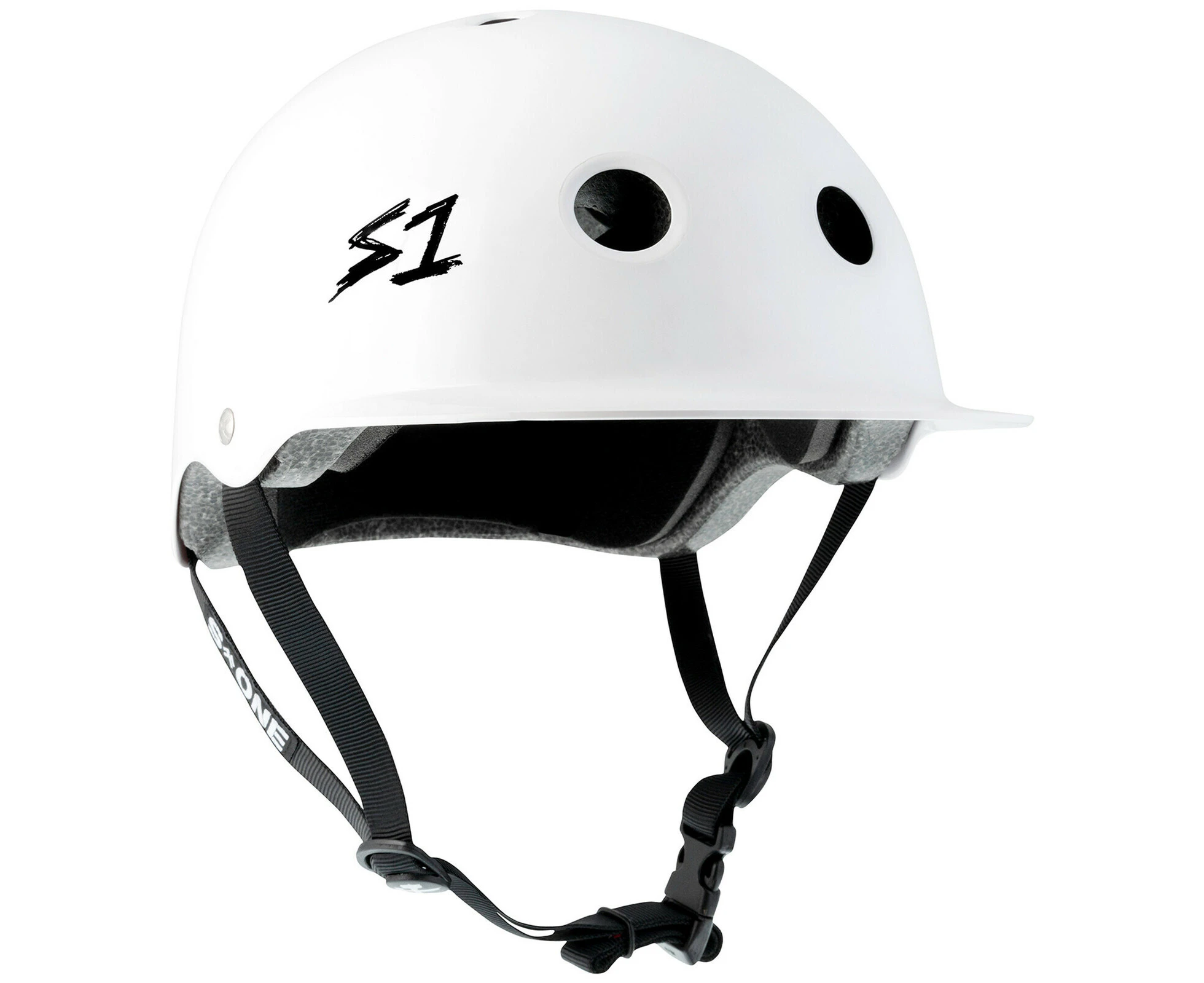 S-One Helmet Lifer Brim White Gloss