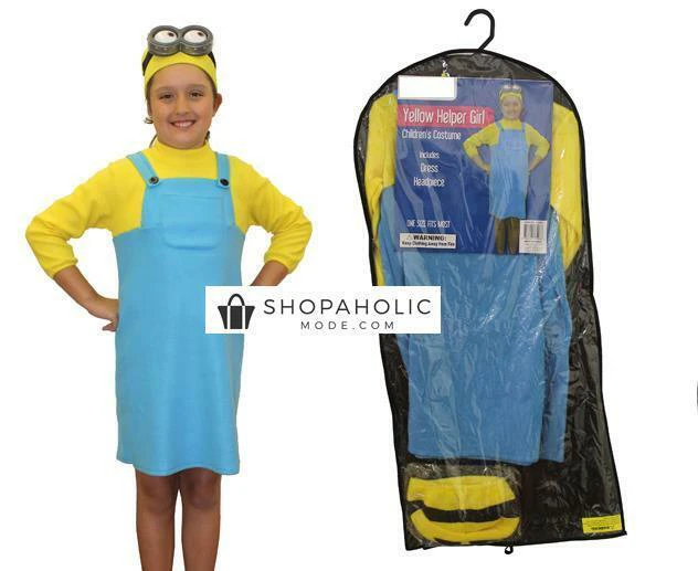 Girls Minion Halloween Costume