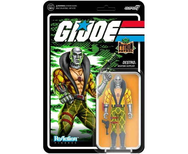 Super7 - G.I. Joe - ReAction Figures Wv 6 - Python Patrol Destro  [COLLECTABLES] Action Figure, Figure, Collectible USA import