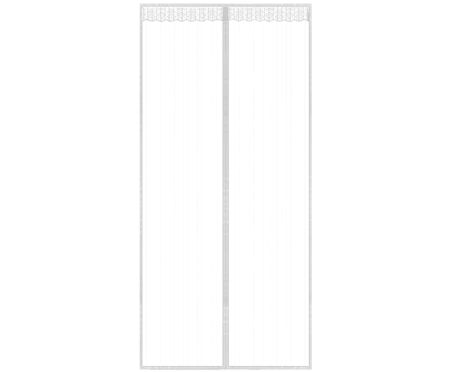 140x240 cm Magnetic Mosquito Net Door, Automatic Closing Fly Curtain for Balcony, Living Room, No Drilling, White