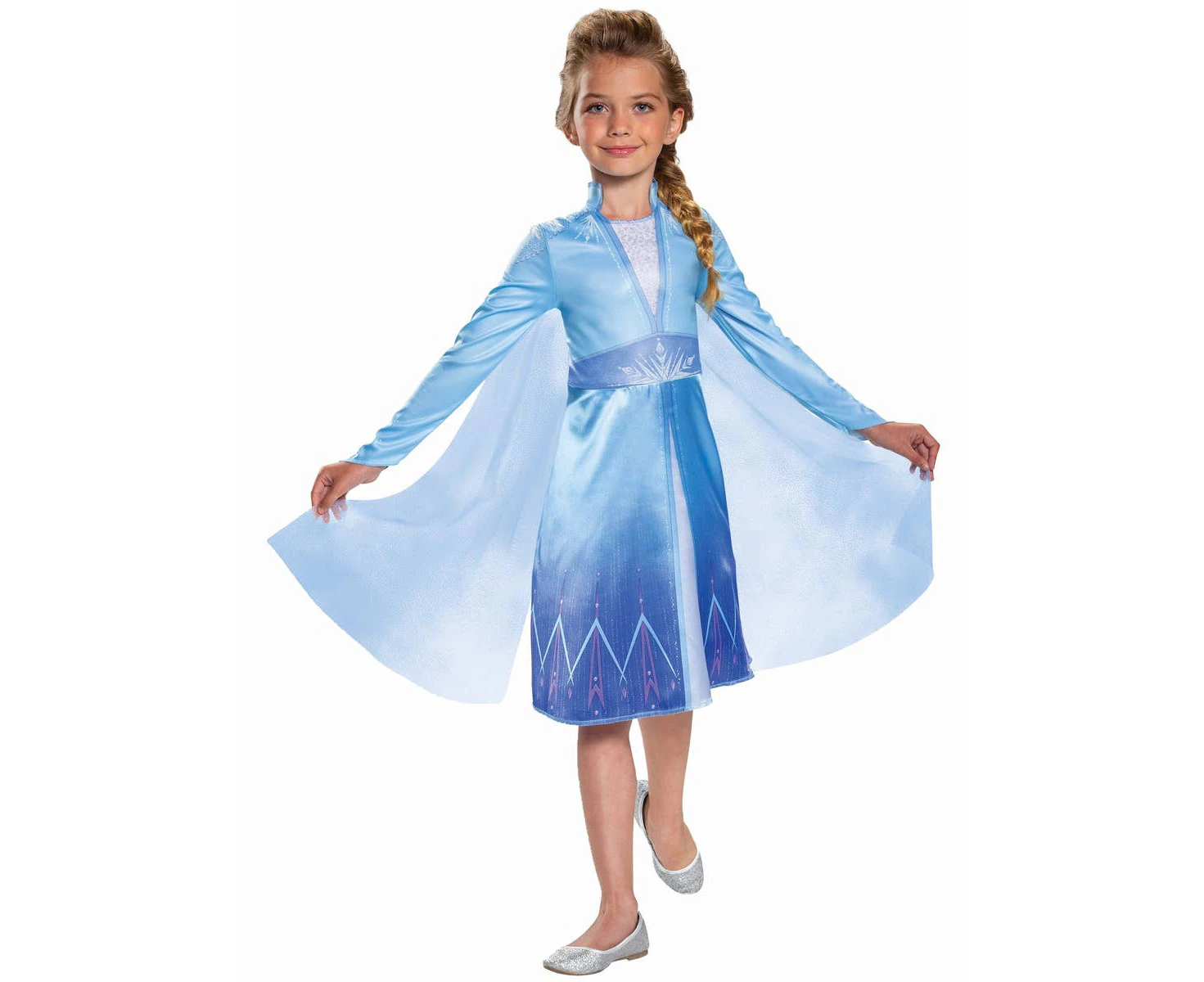 Classic Elsa Frozen 2 Girls Dress Up Costume Girls