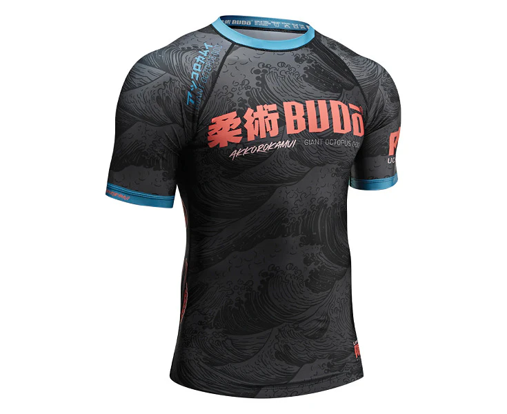 Budo Akkorokamui Rash Guard SS Black