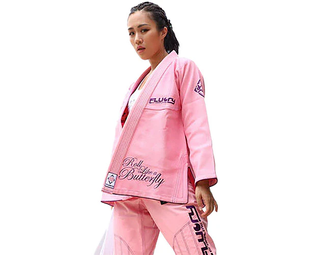 Fluory Grappling Butterfly BJJ Gi Pink