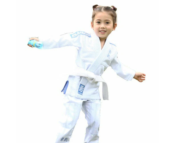 Fluory Grappling Courage Kids BJJ Gi White