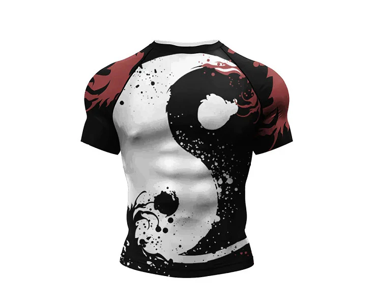 CL Sport Ying & Yang Short Sleeve Rashguard