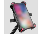 LOYOUTH Phone Holder Motorcycle Bicycle Phone Mount Quick Lock & Release Phone Clip 360° Rotation for 3.5-6.8 inch Cellphone