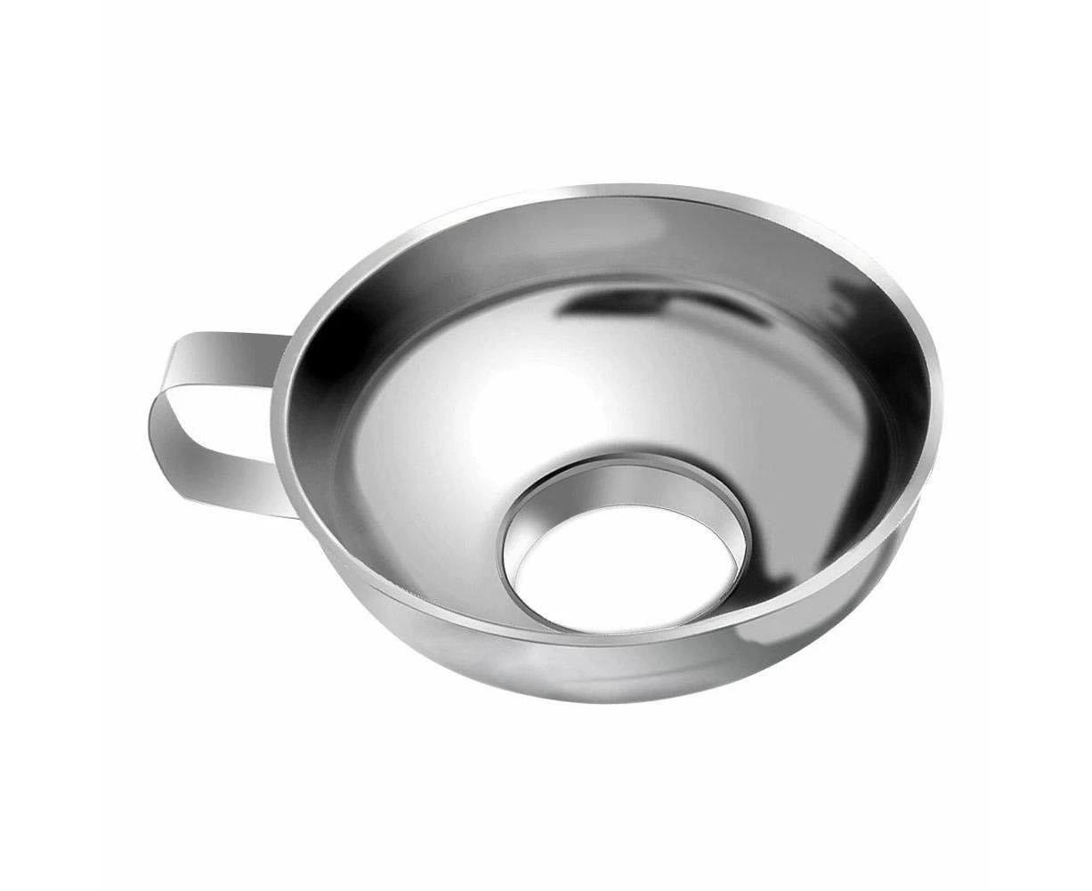 Stainless Steel Wide Mouth Canning Funnel Kitchen Cooking Tools Gadgets Funnel With Handle For Jam